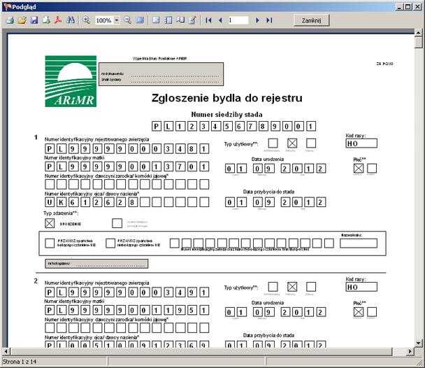 Księga rejestracji bydła